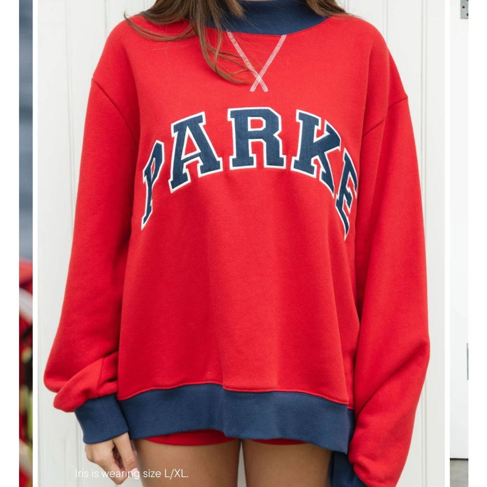 Parke Costal Two Tone Varsity Mockneck
